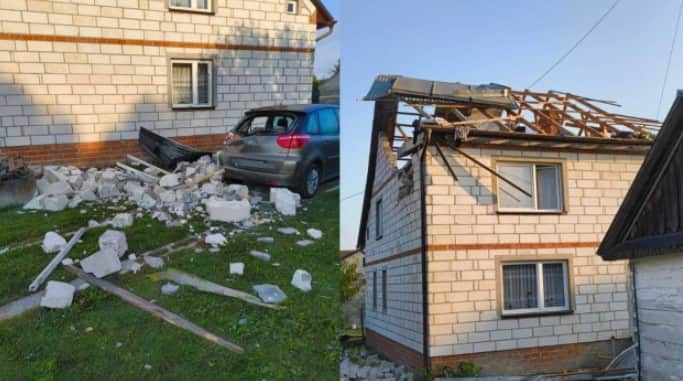 Ракета з винищувача, а не дрон, пошкодила дах будинку в Польщі під час нападу БпЛА – ЗМІ