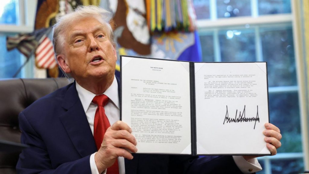 Трамп схвалив смертну кариу за кримінальні злочини у Вашингтоні
