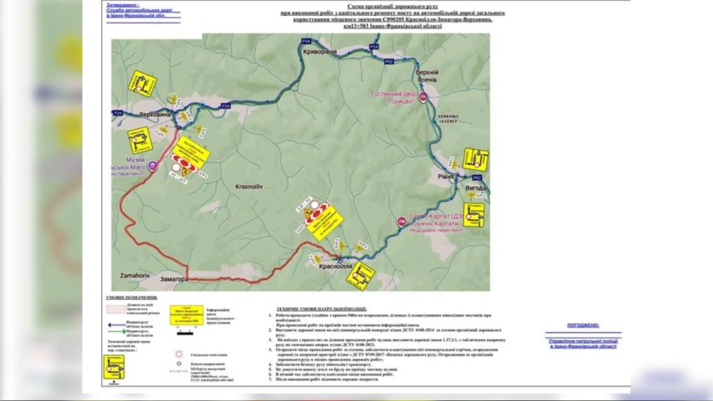У Верховинській ОТГ закриють міст на час ремонту