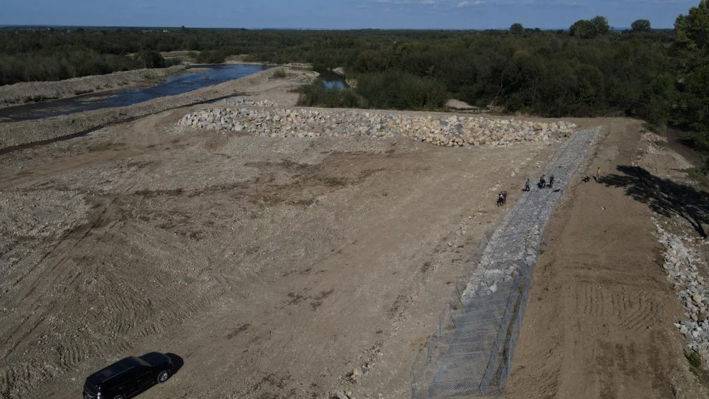 На Богородчанщині відремонтували дамбу, зруйновану паводком 2020 року