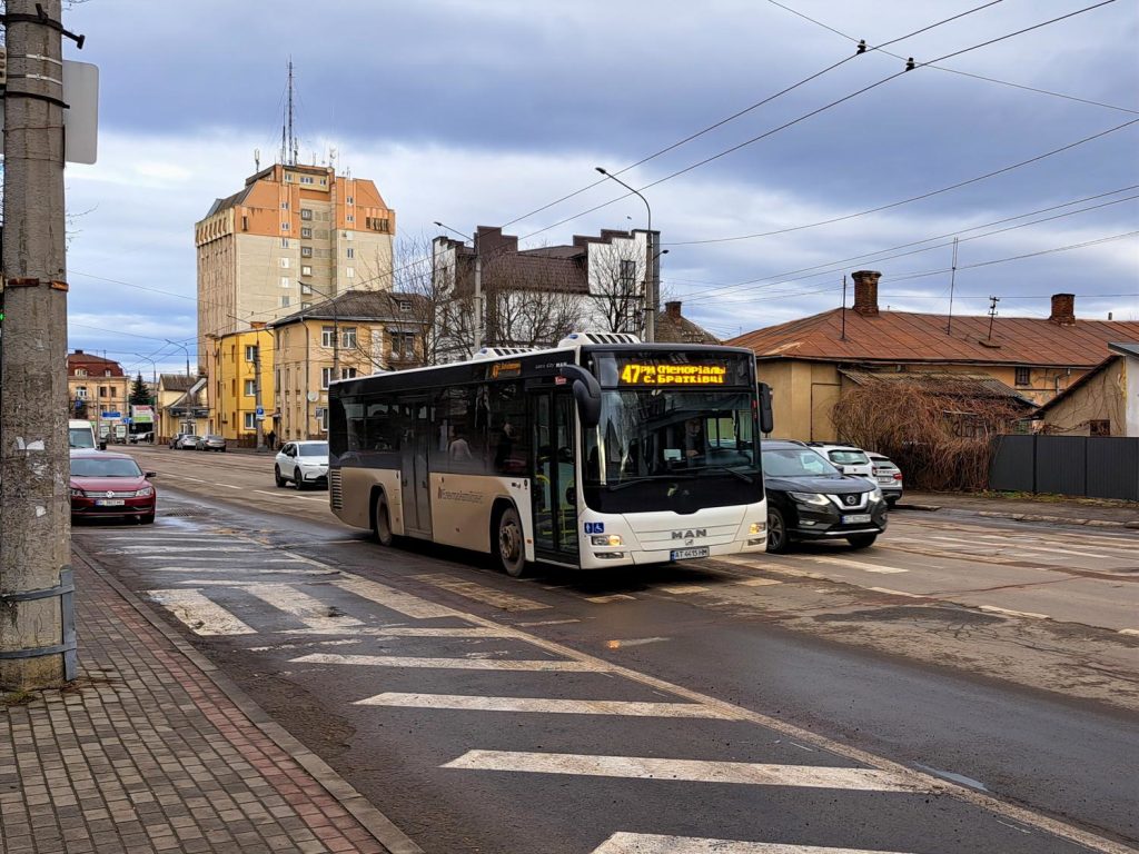 47 автобус Івано-Франківськ: карта маршруту, розклад руху по зупинках