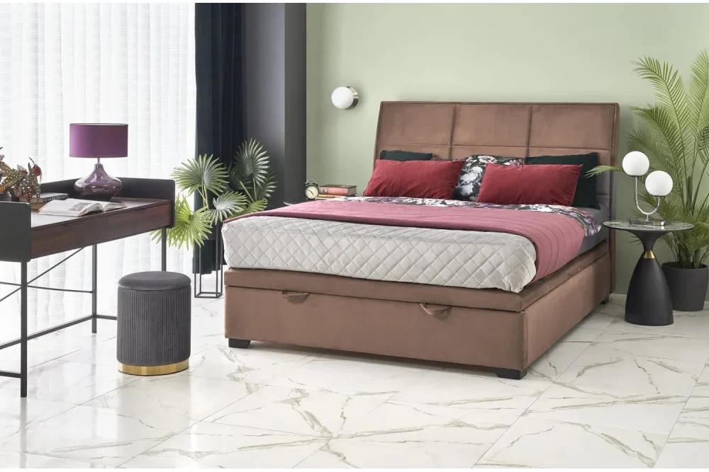 Кровать CONTINENTAL 2 160, БЕЖЕВАЯ
