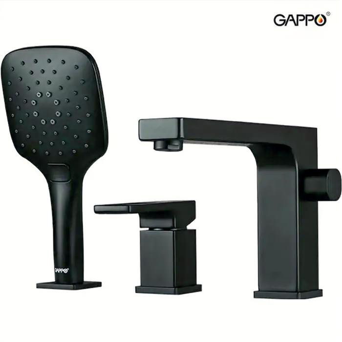 Смеситель для ванной Gappo G1117-6 на 3 отверстия