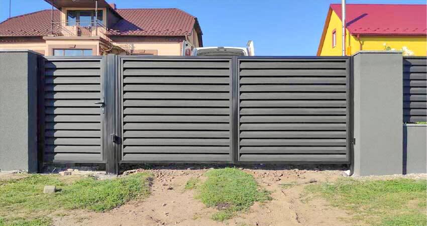 ворота жалюзі розпашні