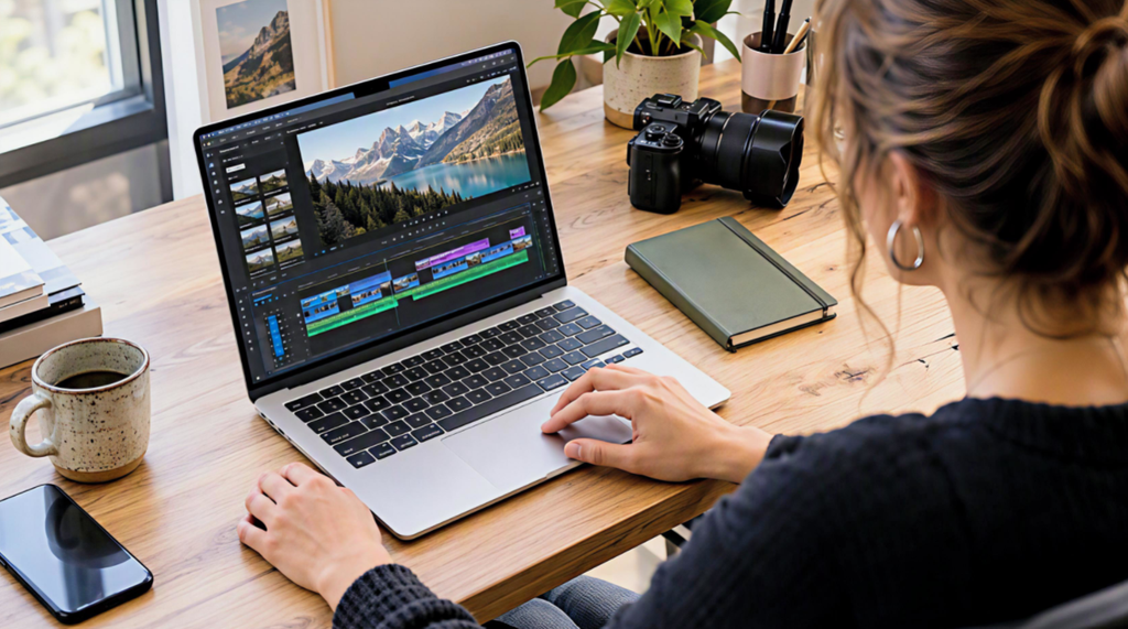 Монтаж відео на Apple MacBook Air
