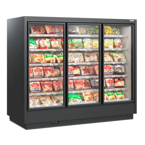 Морозильный регал Modern Expo Cooles Freeze 2075х1562х1000 мм, металл, выносной агрегат, распашные двери, Danfoss, температура -15/-18°C