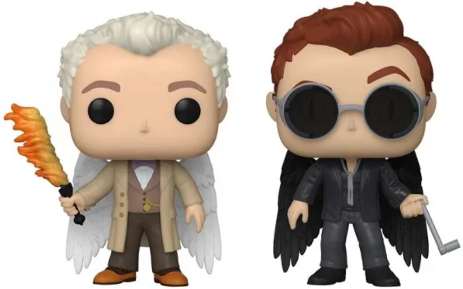 Виниловая фигурка «Funko POP! TV Good Omens Aziraphale & Crowley Specialty Series Figures, 2-Pack»