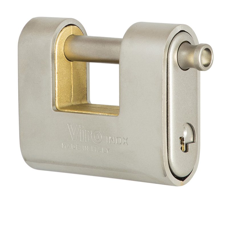 Замок навісний VIRO PANZER ST.STEEL VR 4117.X 3KEY 20мм SLID_shackle 12мм BOX key profile patented