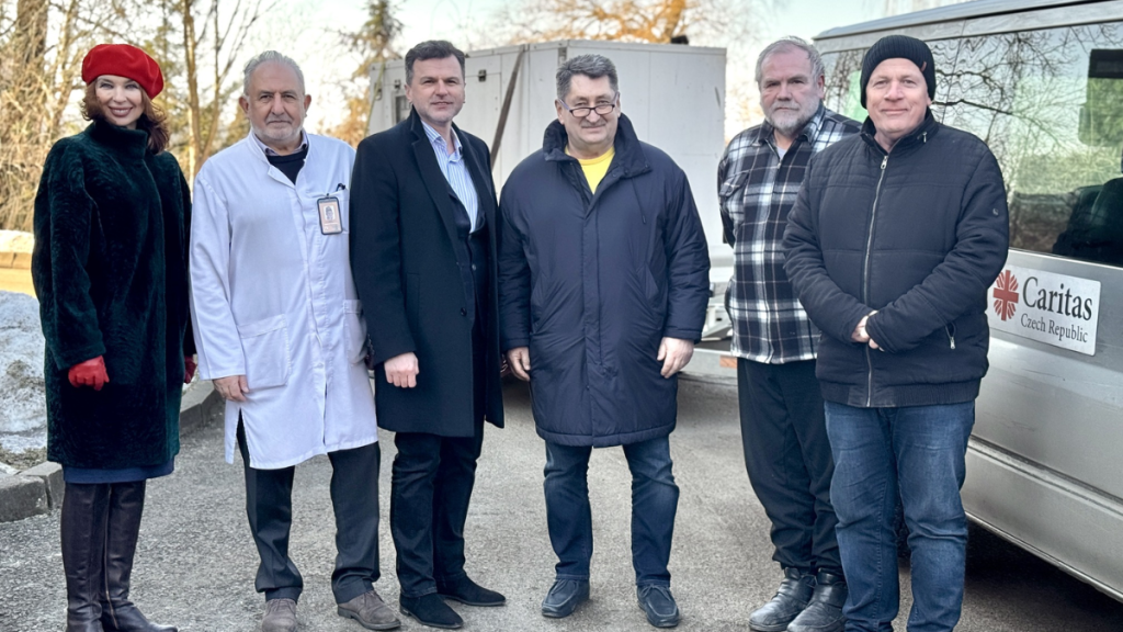 Івано-Франківська міська лікарня отримала електрогенератор від партнерів з Чехії