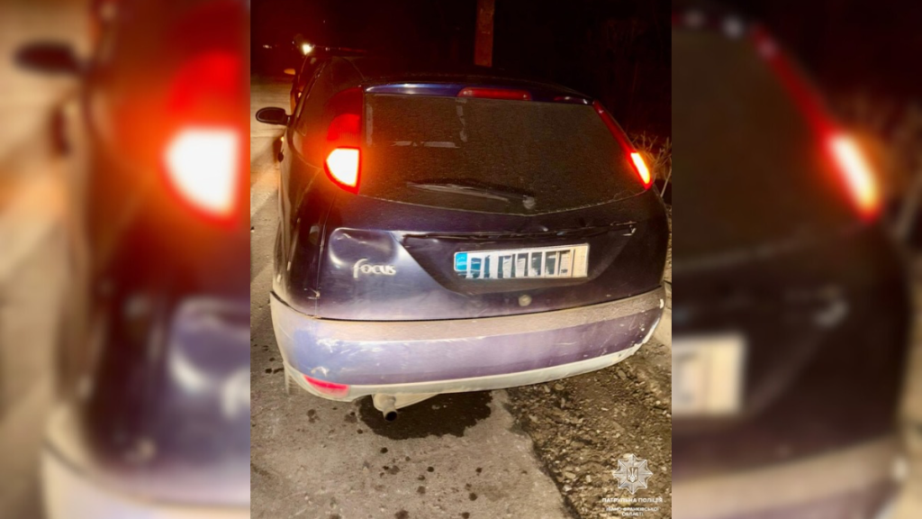 В Івано-Франківську на п’яного водія, який був позбавлений права керувати, оформлено три адміністративні протоколи