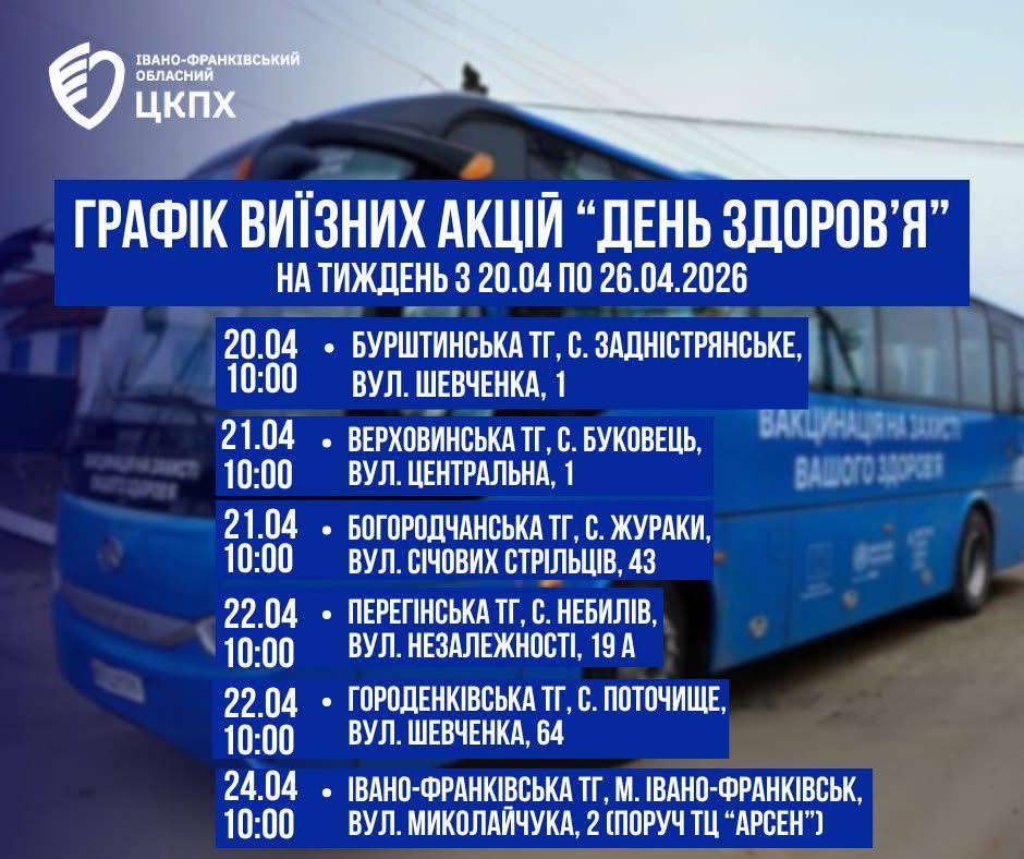 У селах Прикарпаття організовують мобільні «Дні здоров’я»: розклад