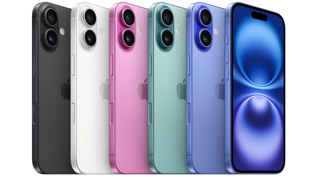 кольорова лінійка iPhone 16