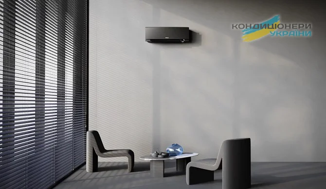Кондиціонер тепловий насос Daikin FTXJ50AB/RXJ50A Emura Matt Black