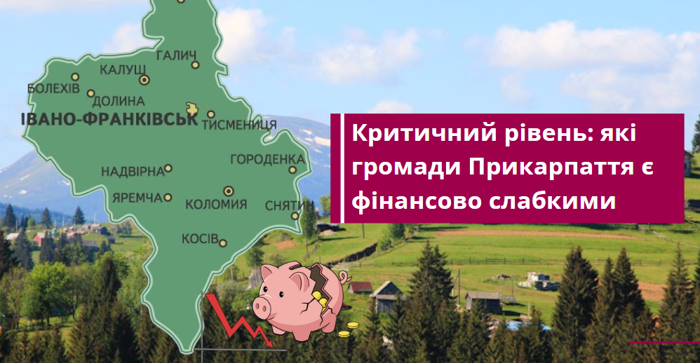 Які Прикарпатські громади мають низький фінансовий потенціал і що їх характеризує?
