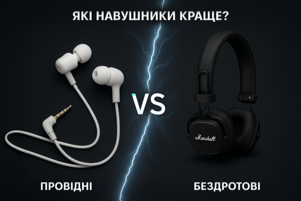 Які наушники краще провідні чи безпровідні