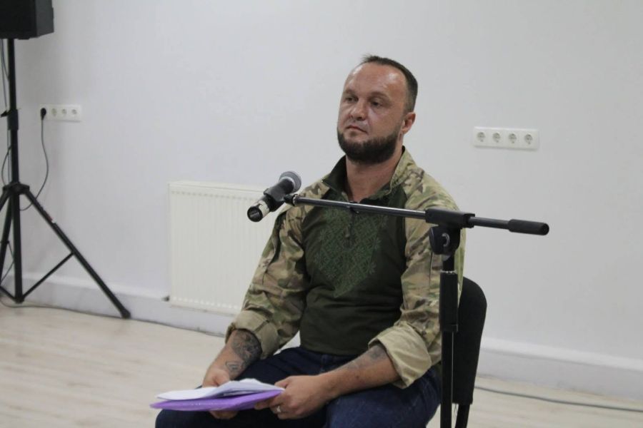 Калуський ветеран Дмитро Салмін долучився до мистецького проєкту «Мистецтво нескорених»