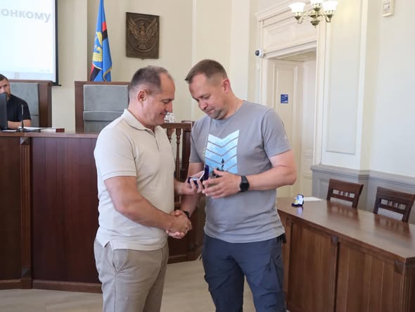 У Коломиї військових батальйону безпілотних апаратів «Стриж» 10-ї окремої гірсько-штурмової бригади нагородили «Щитом громади»
