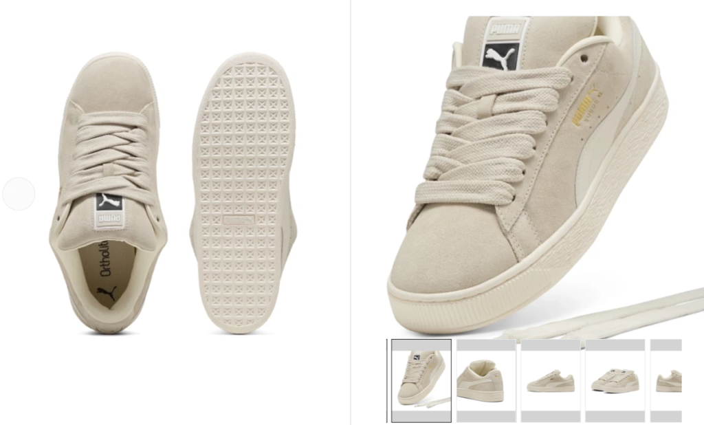 Кросівки жіночі PUMA Suede XL Alpine білого кольору