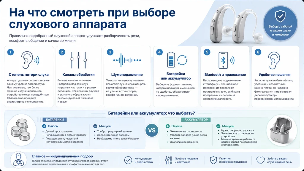 На что смотреть при выборе цифрового слухового аппарата