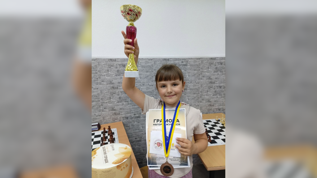 Молода шахістка з Калуша виборола третє місце на Всеукраїнському чемпіонаті