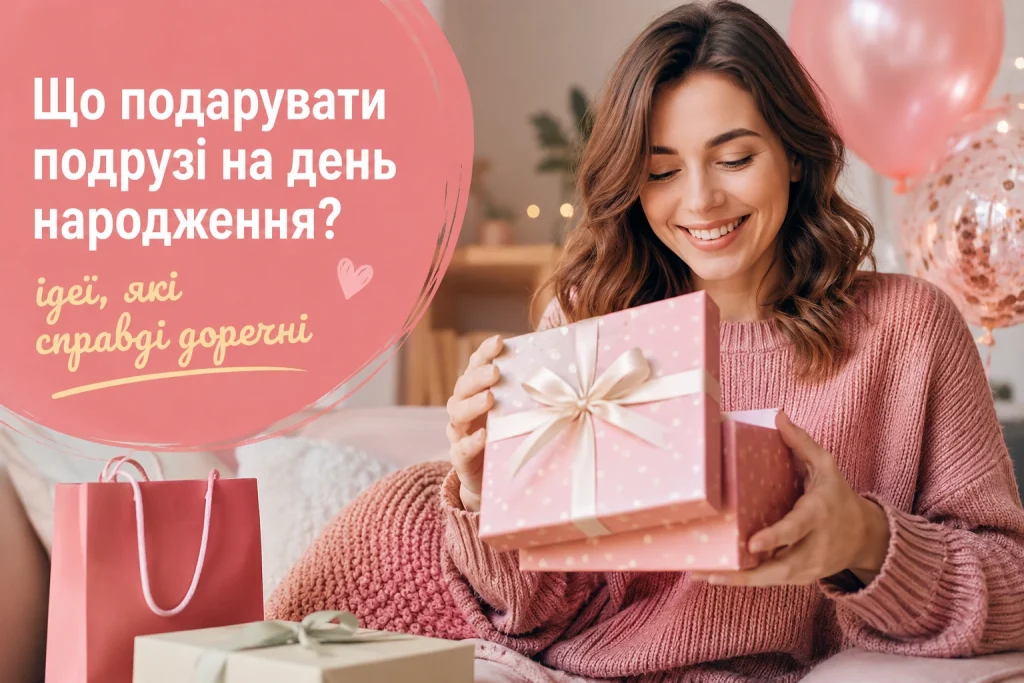 Що подарувати подрузі на день народження