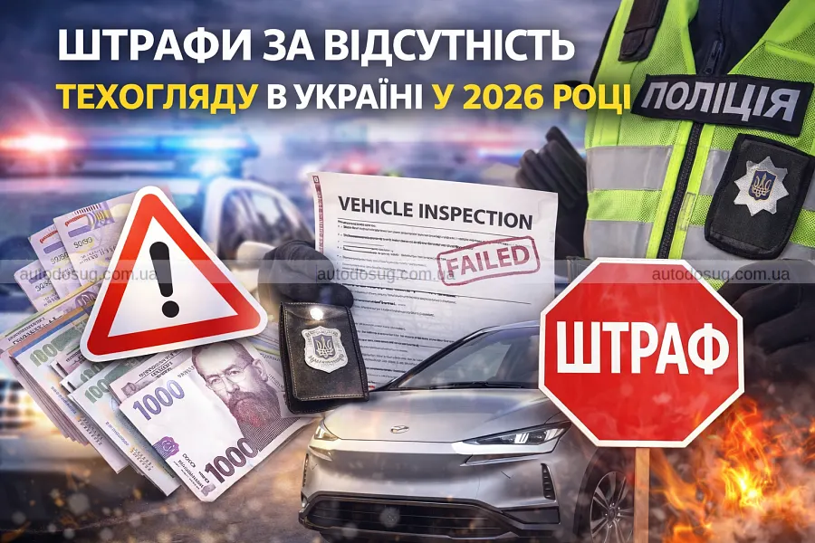 Штрафи за відсутність техогляду в Україні без плутанини