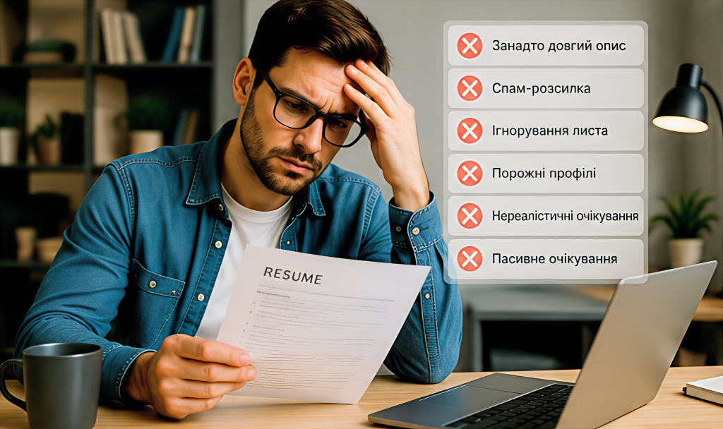Помилки при пошуку роботи