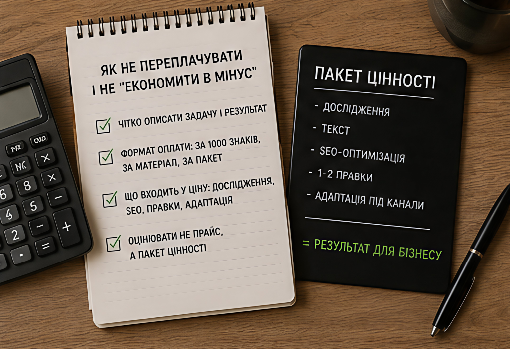 Як не переплачувати за тексти
