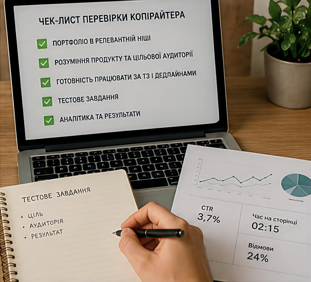 Як перевіряти копірайтера до старту роботи