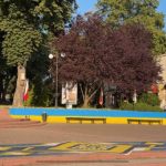 У Калуші збирають підписи за заборону фарбування сміттєвих урн і парканів у кольори синьо-жовтого прапора
