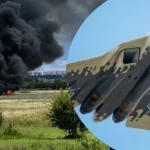 Військовий винищувач Су-57 зазнав аварії у Московському регіоні