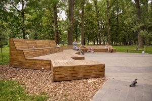 Амфітеатр, екологічне містечко та спортивні майданчики облаштували у Молодіжному парку Івано-Франківська