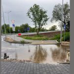 Невеликий дощ затопив недобудовані під’їзди до нового моста на Пасічну