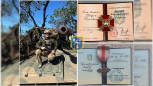 Військовий Андрій Гриновецький з Прикарпаття отримав дві нагороди
