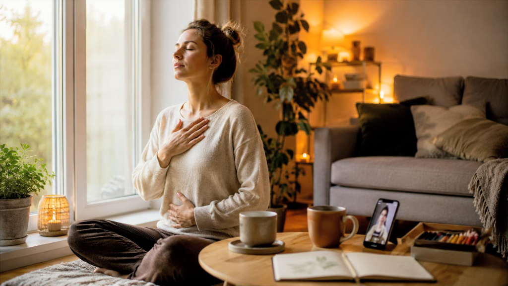 Дыхательная практика для снижения стресса