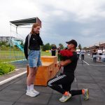 На змаганнях з пожежно-прикладного спорту в Івано-Франківській області атлет зробив пропозицію коханій