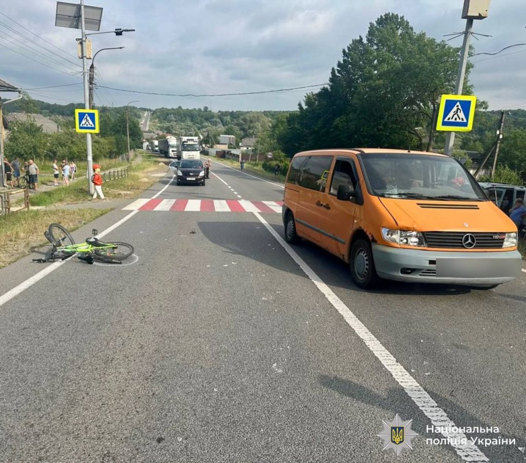 В Прикарпатті 11-річна дитина постраждала в аварії