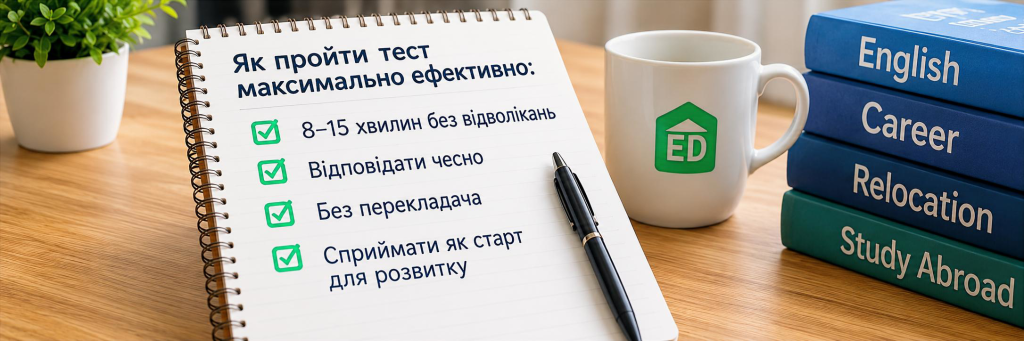 Поради для ефективного проходження тесту