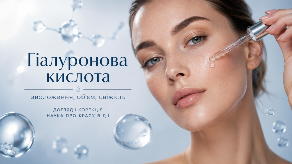Сяюча шкіра після гіалуронової кислоти