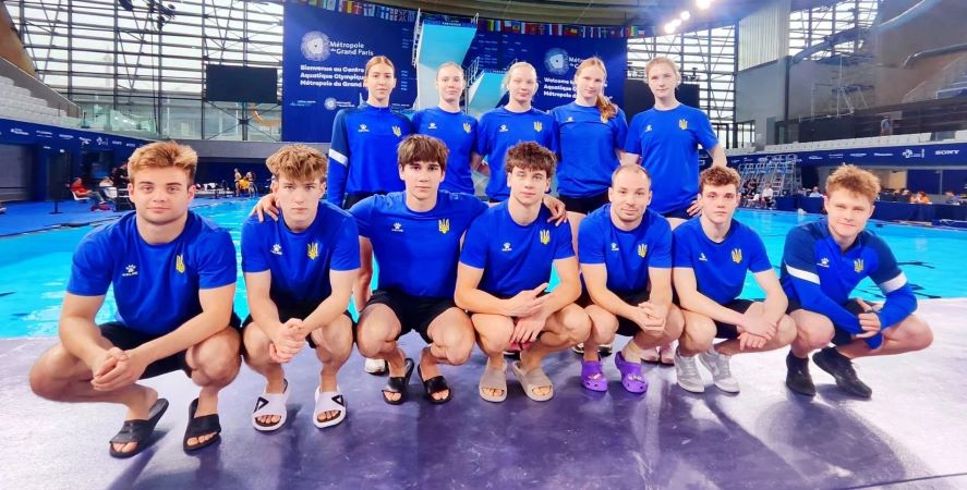 Україна здобула третє місце на Євро-2026 з водних видів спорту