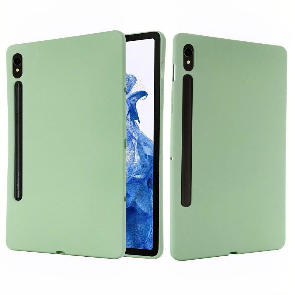 Захисний чохол Deexe Silicone Shell для Samsung Galaxy Tab S9 / S9 FE / S10 FE / S10 Lite - Green