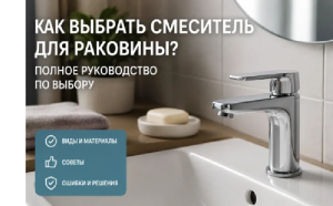 Как выбрать смеситель для раковины: практичный гид для покупки в Одессе