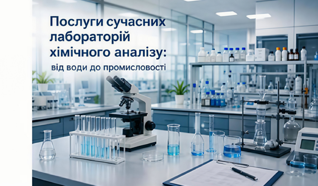 Сучасна лабораторія хімічного аналізу від води до промисловості