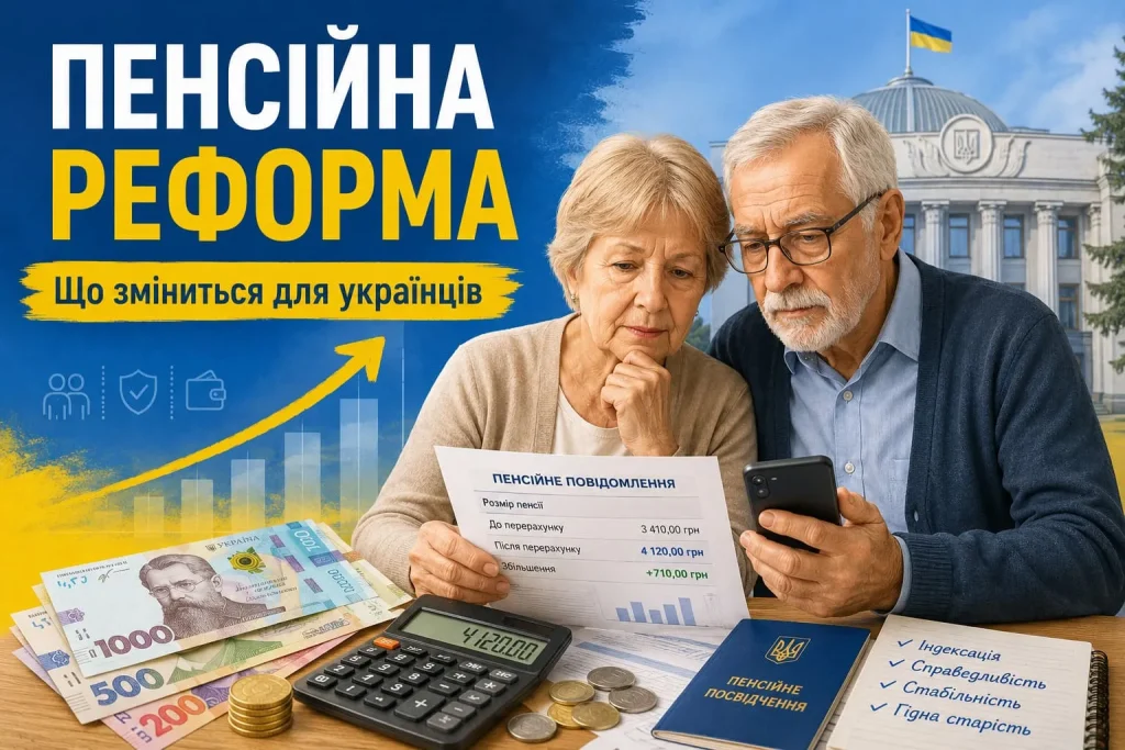 Нові правила нарахування пенсій: що змінить реформа і коли її впровадять