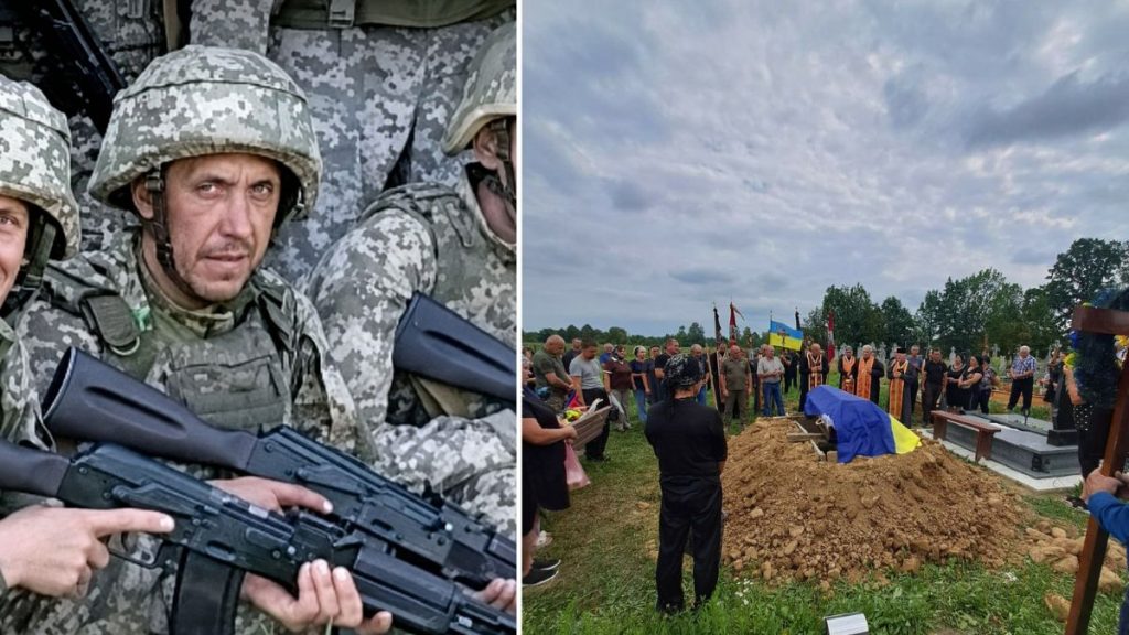 На Калущині місцеві жителі провели в останню путь захисника Андрія Даниліва