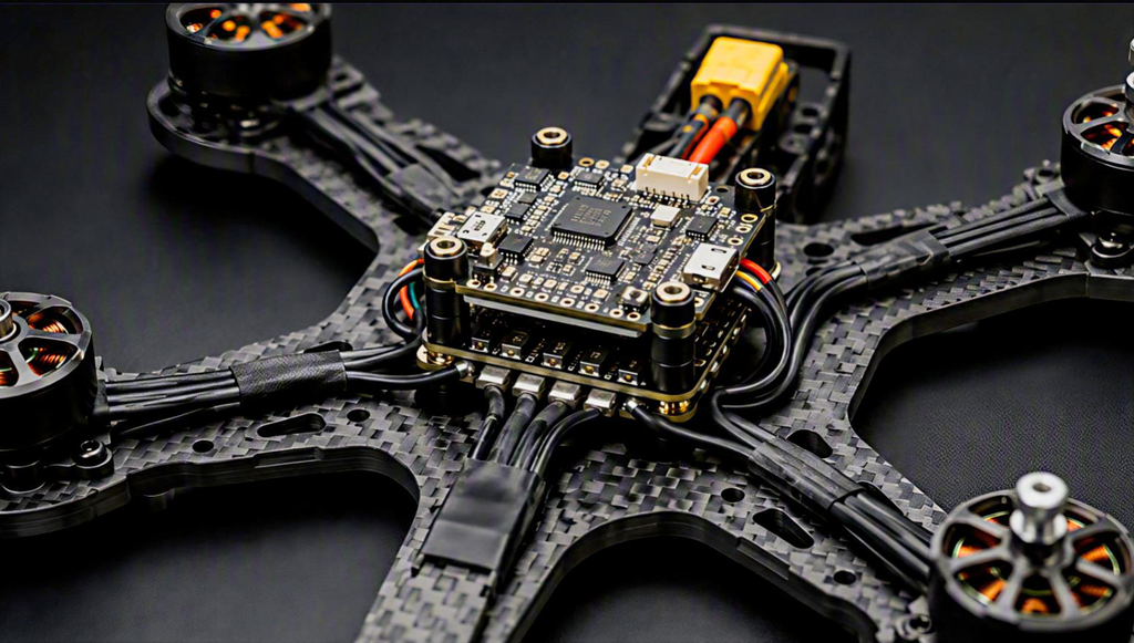 ESC 4-в-1 у стеку FPV-дрона