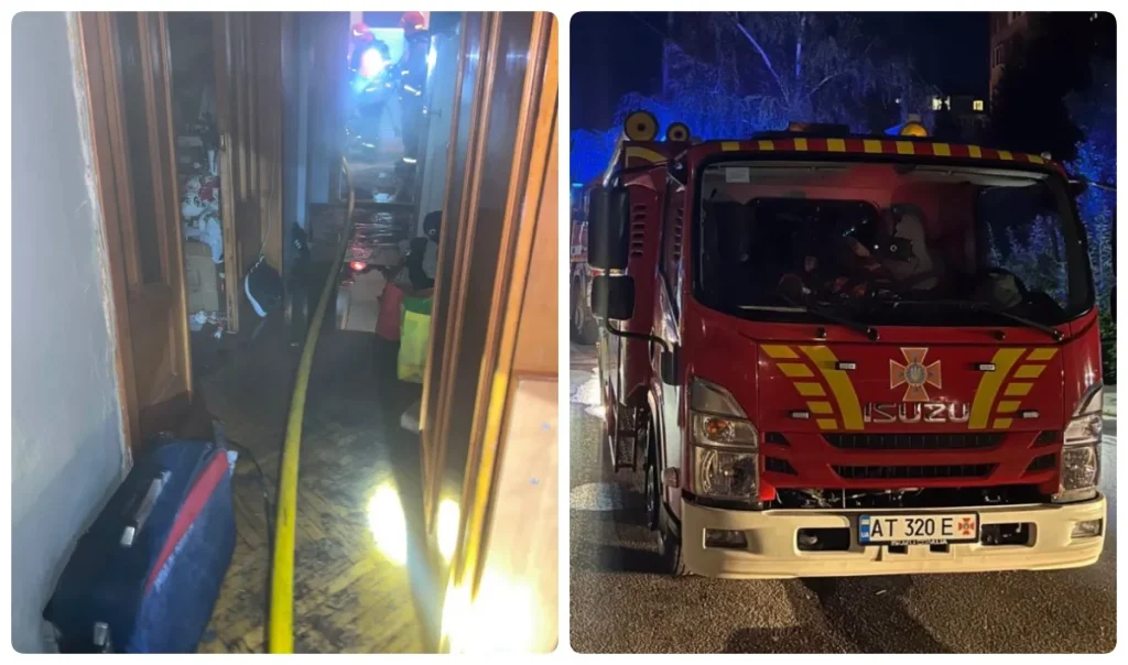 В Івано-Франківську у багатоповерхівці сталась пожежа в квартирі: двох осіб вдалося врятувати