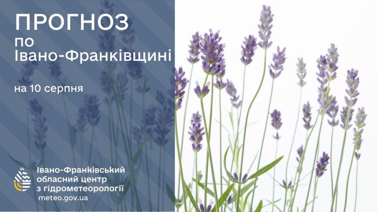 Погода в Івано-Франківську та області на 10 серпня 2026 року: прогноз