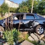 У Крихівцях нетверезий водій в’їхав у кладовище