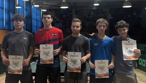 Спортсмени Прикарпаття виграли на обласному чемпіонаті з настільного тенісу